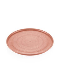 Hermia Juego de platos de 6 piezas en color Somón, Cerámica, NON0028 de 26 cm